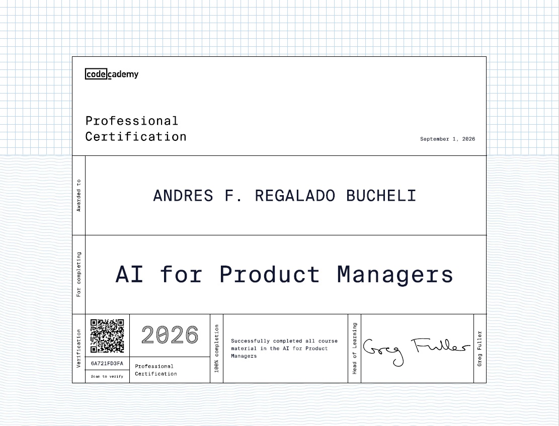 AI for Product Managers Professional Certificate