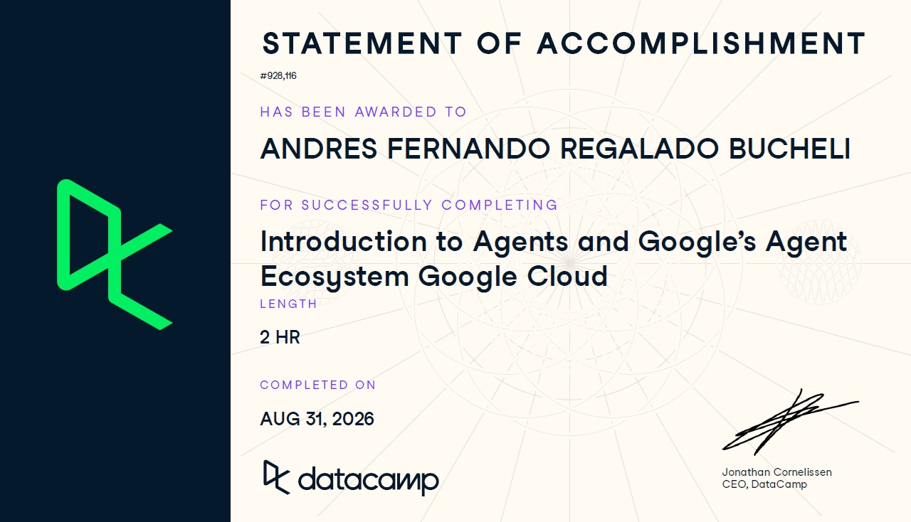 Introduction to Agents and Google’s Agent Ecosystem Google Cloud Skill Track